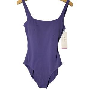 NWT Profile By Gottex One Piece Women's Size 10 Sensual Simplicity Square Neck